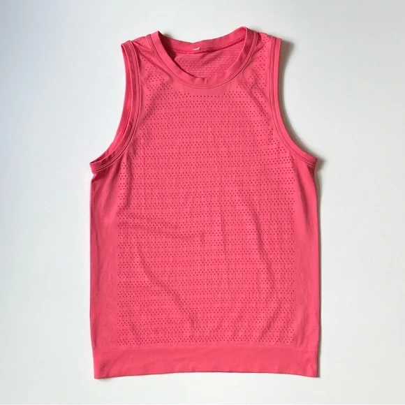 Lululemon Breeze By Muscle Tank II Glossy Pink 4/XS/Extra Small Swiftly Top - Picture 3 of 10